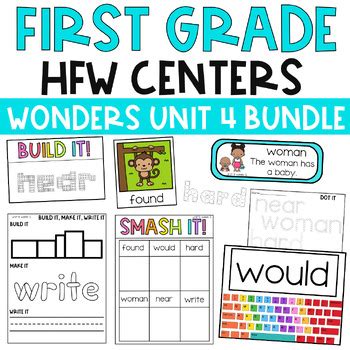 Mcgraw Hill Wonders First Grade High Frequency Words Unit Bundle