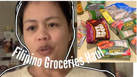 Filipino Grocery Haul Online The Lockdown Situation Youtube