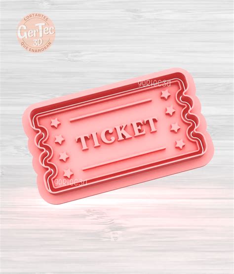 TICKET Cortante Stamp Comprar En GERTEC3D