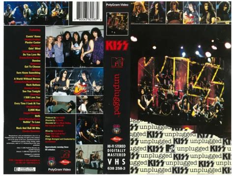 Kiss Mtv Unplugged Uk Vhs Video Tape Official Release Gene Simmons