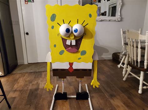 How To Make A Life Size Spongebob Squarepants My Silly Squirts