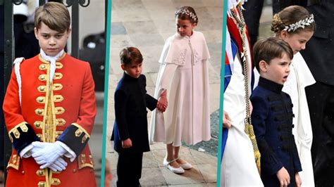 Princess Charlotte And Prince Louis Hold Hands While Prince George Is