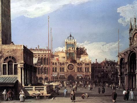 CANALETTO Piazza San Marco The Clocktower картина Каналетто