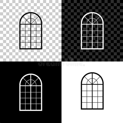 Arched Window Isolated Stock Illustrations Arched Window Isolated