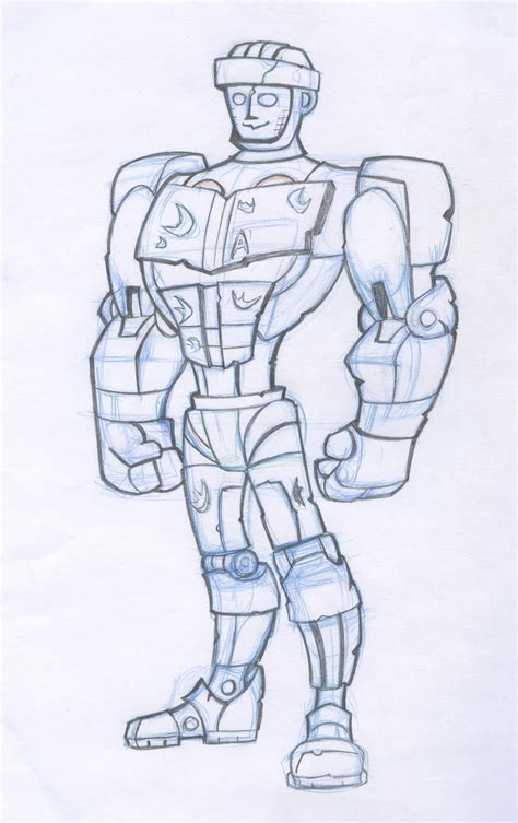 Real Steel - Atom Animated Character Rough Sketch by rhinoman1984 on DeviantArt