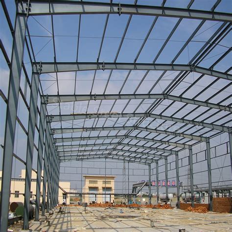 Prefabricated Warehouse Building Construction Painted Light Steel