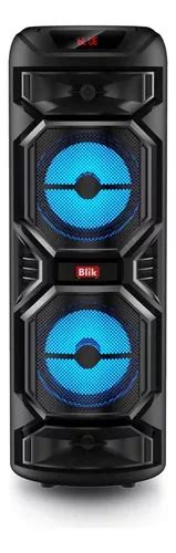 Parlante Karaoke Blik Wavemax Color Negro Cuotas Sin Inter S