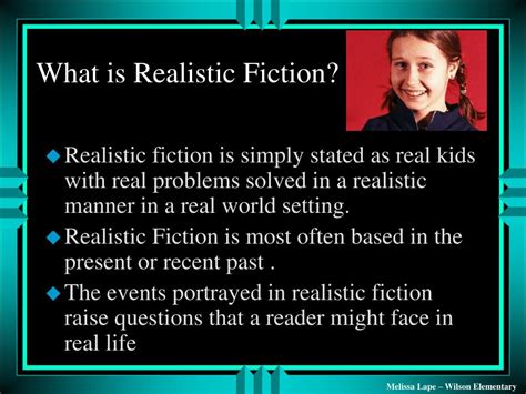 Ppt Realistic Fiction Powerpoint Presentation Free Download Id951250