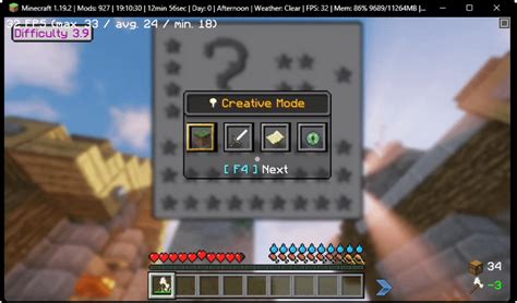 Which mod adds this weird menu behind the gamemode menu? : r/fabricmc