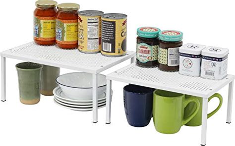 Simple Houseware Expandable Stackable Kitchen Counter Shelf Organizer