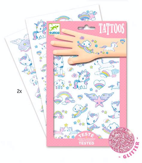 Temporary Tattoos Unicorns