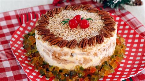 [receita De Natal] Torta Gelada De Panetone Com Sorvete E Doce De Leite Youtube