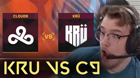 ZELLSIS REACTS C9 VS KRU VCT Americas Stage 2 YouTube