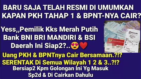 Baru Saja Di Umumkan Pencairan Pkh Tahap Bpnt Siap Kpm Cair Lagi