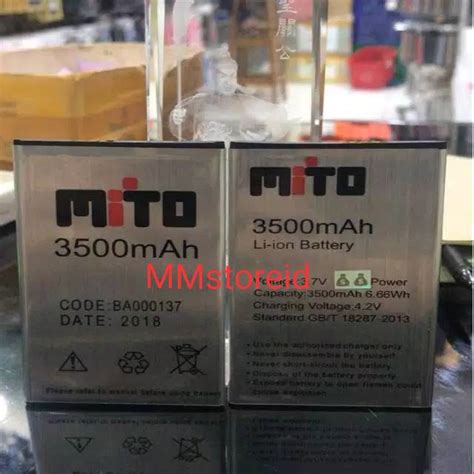 Jual Baterai Batre Battery Mito A Ba Ba Original