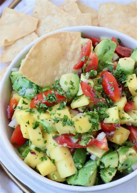 Easy Mango Avocado Salsa Recipe