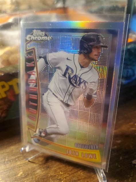 2022 Topps Chrome Sonic JOSH LOWE Youthquake YQ 7 Tampa Bay Rays EBay