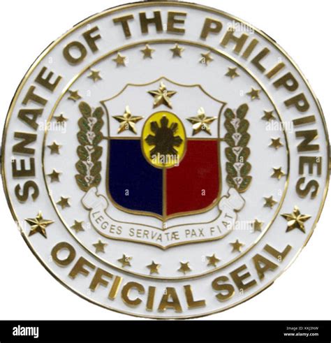 Philippine Senate Seal Stock Photo - Alamy