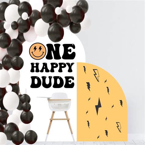 One Happy Dude Birthday Party First Birthday Decal Birthday Party