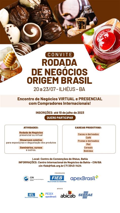 Rodada De Neg Cios Origem Brasil