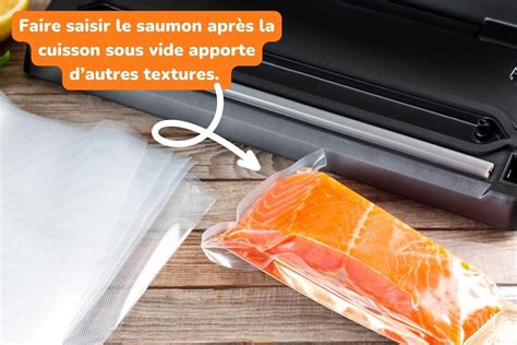 Recette de saumon cuit sous vide temps de cuisson étapes