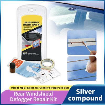 Car Rear Window Defogger Repair Kit Diy Quick Repair Defroster Heater