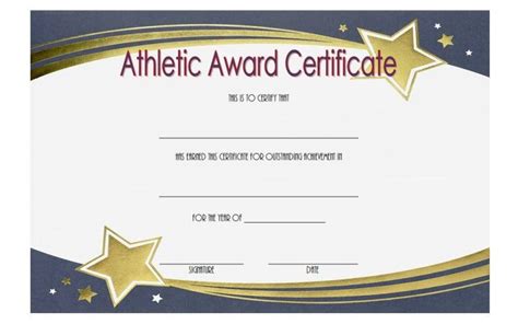 Athletic Award Certificate | Paddle Templates