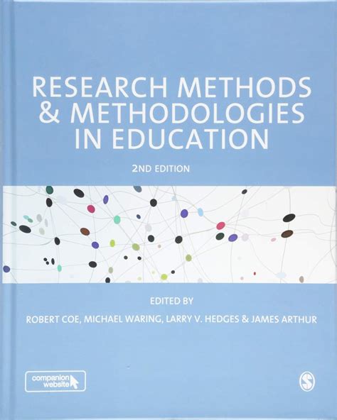 Amazon Research Methods And Methodologies In Education Coe Robert