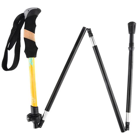 4 Sectie Aluminium Outdoor Fold Trekking Poles Wan Grandado