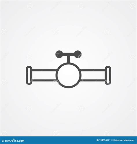 Water Tap Vector Icon Sign Symbol Stock Vector Illustration Of Emblem