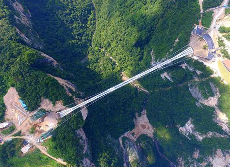 Photos Welcome To The World S Highest And Longest Glass Bottomed Bridge The Two Way Npr