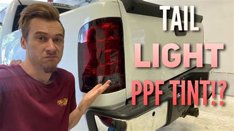 How To Tint Tail Lights With PPF YouTube