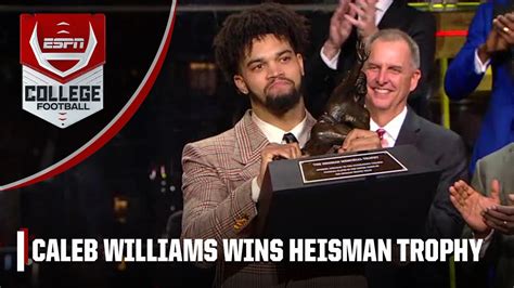 Caleb Williams Wins The 2022 Heisman Trophy Espn College Football