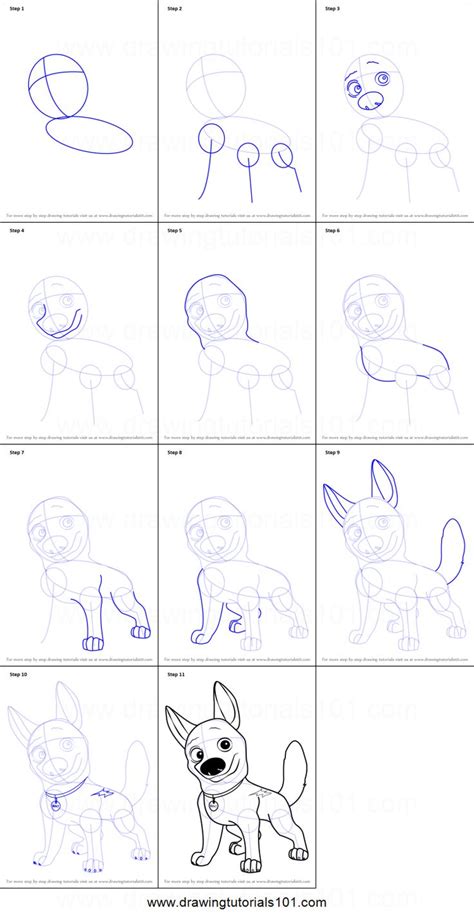 how to draw cartoon dogs step by step