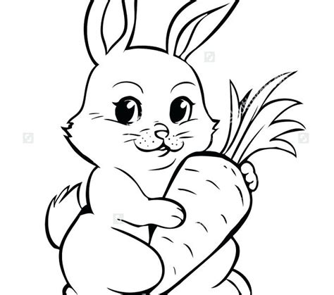 Bunny Outline Drawing | Free download on ClipArtMag