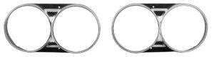 Headlamp Bezels 1966 Chevelle El Camino Pair Pair Restoparts