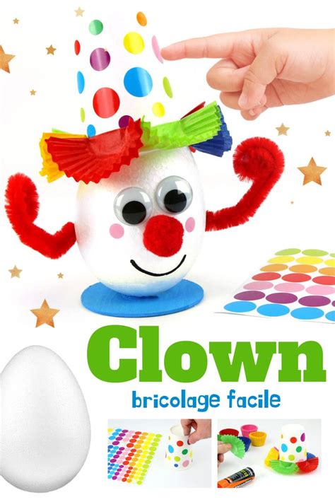 Clown Rigolo Et Son Joli Chapeau Tutos Carnaval 10 Doigts Clown