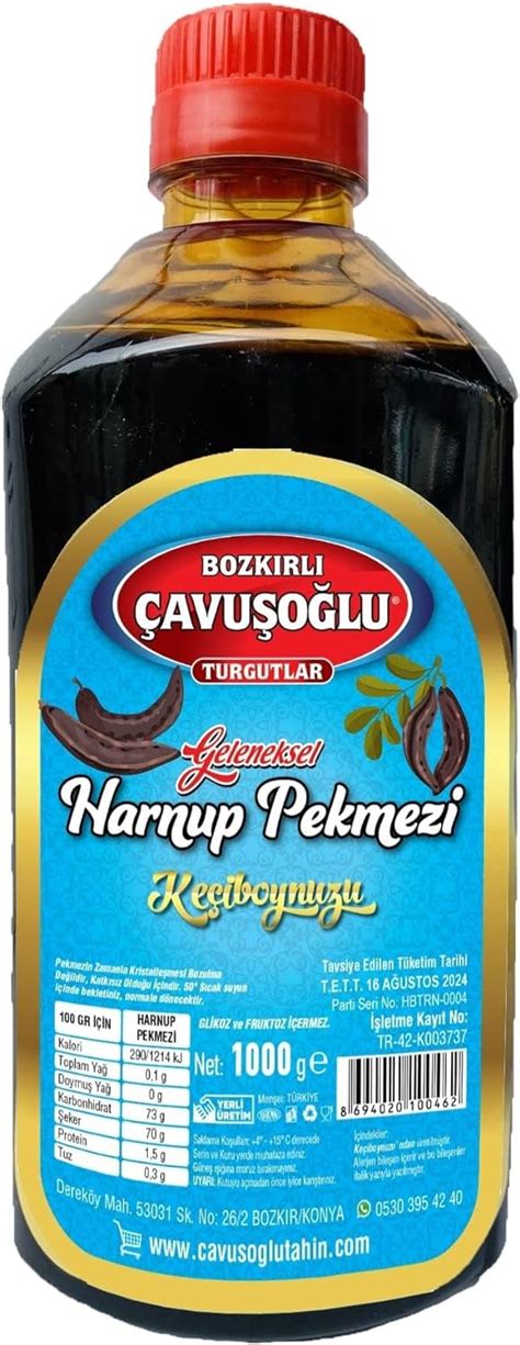 Keçiboynuzu Harnup Pekmezi 1 Kg Amazon tr Ev ve Yaşam