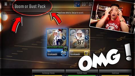 Omg We Got Gronk Out Of A Boom Or Bust Madden Overdrive Tribute 99