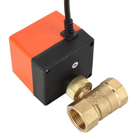 Motorized Brass Ball Valve 2 Way Electrical Valve 3 Wire 1 Point