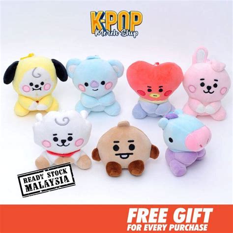 Bts Kpop Merch Neck Pillow Cushion Bantal Peluk Plushie Plush Toy Doll