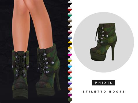 Stiletto Boots Ts4 Obsollen Sims