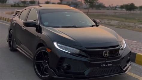 Honda Civic Modified Black