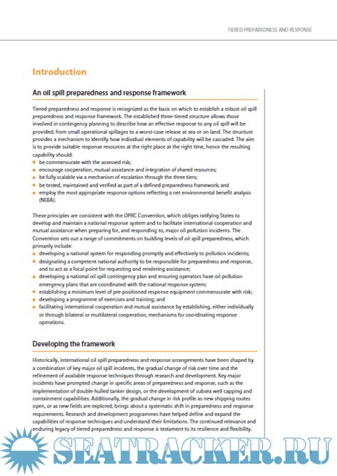 Ipieca Iogp Tiered Preparedness And Response Ipieca Iogp 2015