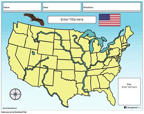 USAs Fysiske Geografi Storyboard Av No Examples