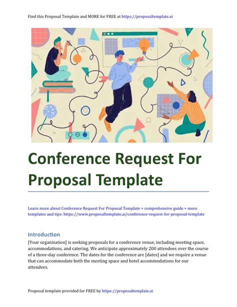 Conference Request For Proposal Template A Comprehensive Guide Free