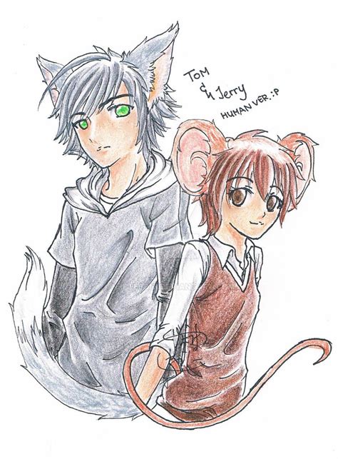 TandJ - Tom and Jerry, Human Ver. by Neete6Oni on DeviantArt