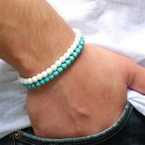 Fashion Men S Bracelet Surfer Bracelet Pc Set Mens Beaded Wrist