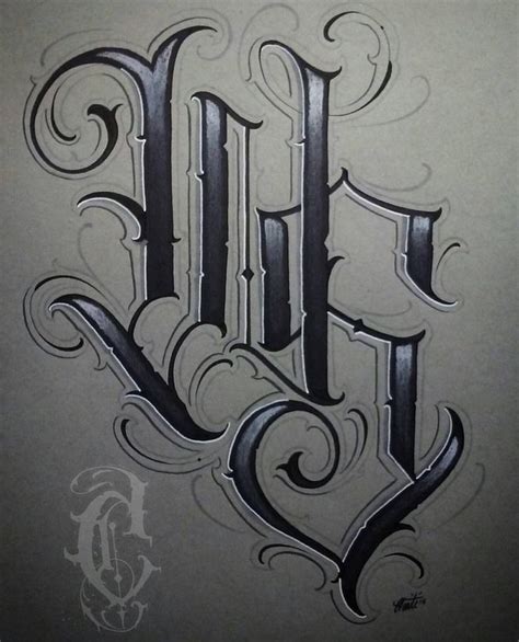 Black Ink Tattoo Lettering Design