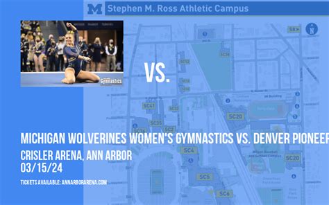 Michigan Wolverines Women's Gymnastics vs. Denver Pioneers Tickets ...